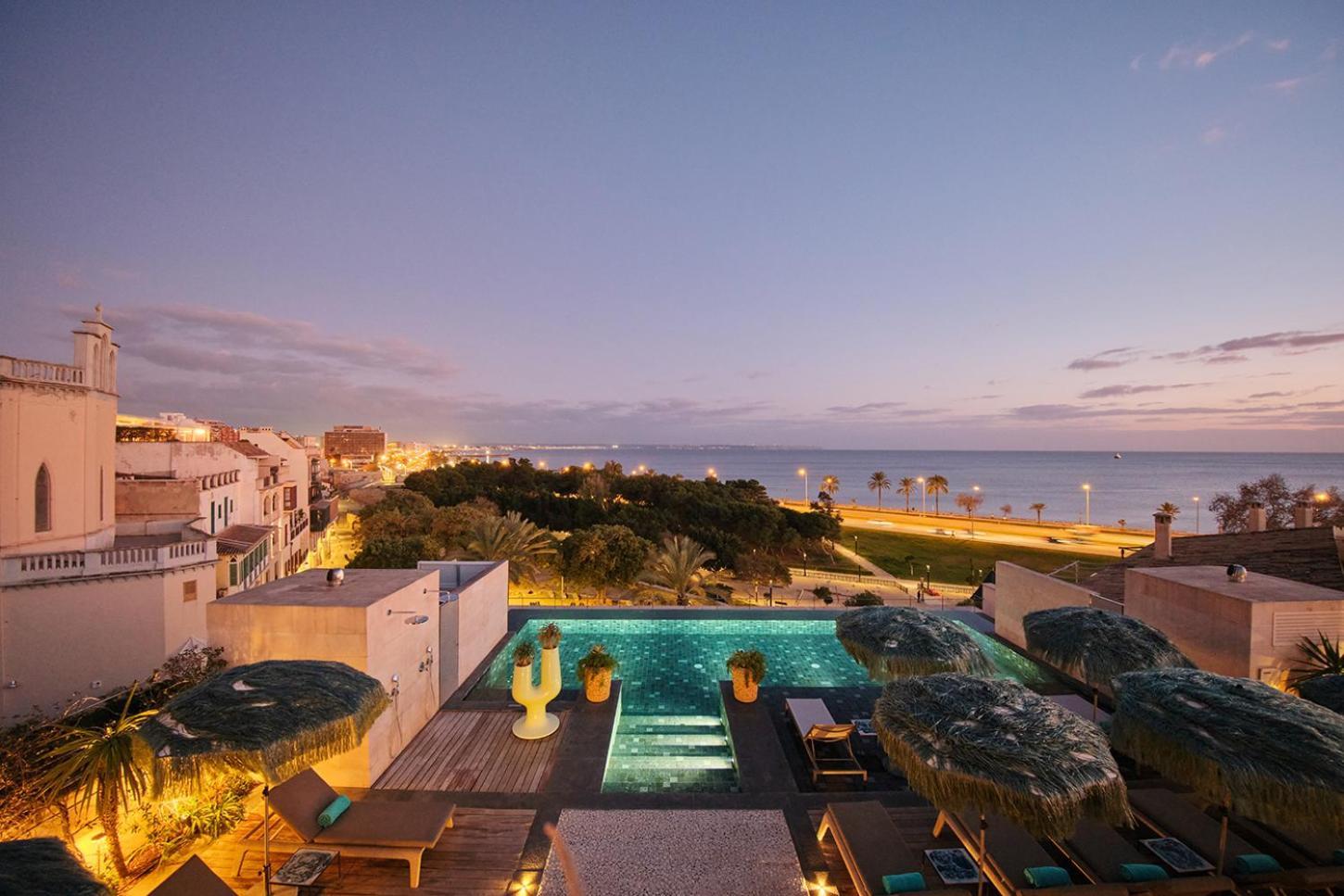 El Llorenc Parc De La Mar - Adults Only Пальма-де-Майорка Экстерьер фото View of the sea from the hotel